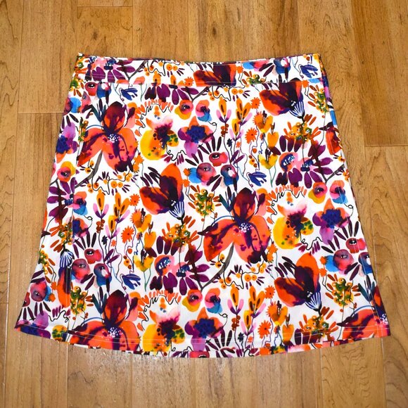 Ripskirt Hawaii Dresses & Skirts - NWT RipSkirt Hawaii Posie Pink Floral Print‎ Wrap Skirt Sz LG